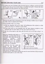 Preview for 17 page of Pontiac 1987 Fiero Owner'S Manual