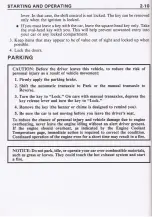 Preview for 29 page of Pontiac 1987 Fiero Owner'S Manual