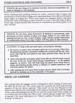 Preview for 68 page of Pontiac 1987 Fiero Owner'S Manual