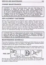 Preview for 91 page of Pontiac 1987 Fiero Owner'S Manual