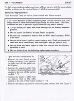 Preview for 139 page of Pontiac 1987 Fiero Owner'S Manual