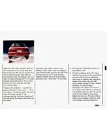 Preview for 170 page of Pontiac 1993 Firebird Owner'S Manual