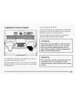 Предварительный просмотр 140 страницы Pontiac 1995 Trans Sport Owner'S Manual