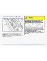 Предварительный просмотр 76 страницы Pontiac 1996 Firebird Owner'S Manual