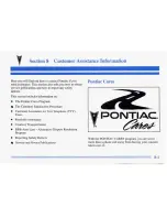 Предварительный просмотр 331 страницы Pontiac 1996 Grand Am Owner'S Manual