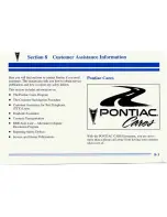 Preview for 348 page of Pontiac 1996 Grand Prix Owner'S Manual