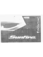 Pontiac 1996 Sunfire Owner'S Manual предпросмотр