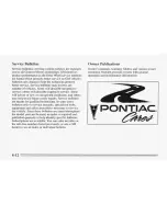 Предварительный просмотр 343 страницы Pontiac 1996 Sunfire Owner'S Manual