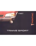 Preview for 1 page of Pontiac 1997 Trans Sport Owner'S Manual