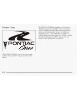 Предварительный просмотр 361 страницы Pontiac 1998 Bonneville Owner'S Manual