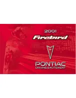 Pontiac 2001 Firebird Owner'S Manual preview