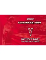 Pontiac 2001 Grand Am Owner'S Manual preview