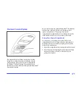 Предварительный просмотр 185 страницы Pontiac 2001 Montana Owner'S Manual