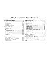 Pontiac 2009 Torrent Owner'S Manual preview