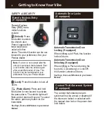 Preview for 4 page of Pontiac 2009 Vibe Getting To Know Manual