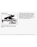 Предварительный просмотр 375 страницы Pontiac BONNEVILLE 1997 Owner'S Manual