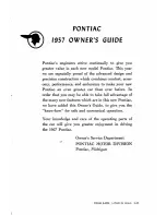 Preview for 3 page of Pontiac Pontiac 1957 Owner'S Manual