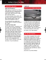 Preview for 6 page of Pontiac Vibe 2007 Getting To Know Manual