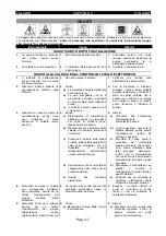 Preview for 19 page of Pony GOLIATH 50 Installation, Use And Maintenance Manual