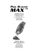 Pool Blaster MAX Li 30000ML Operator'S Manual preview
