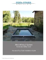 Pool Cover Specialists Mini Infinity 2 Installation Manual предпросмотр