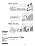 Preview for 19 page of Pool Warehouse PRETIUM Installation Manual