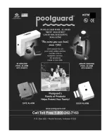 Предварительный просмотр 32 страницы Poolguard PGRM - 2 Operating Instructions Manual