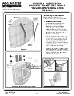 PoolMaster PRO-VIEW Assembly Instructions предпросмотр