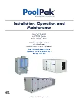 Предварительный просмотр 1 страницы PoolPak ComPak AW 0550 Installation, Operation And Maintenance Manual