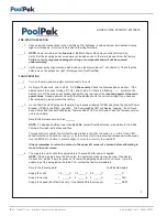 Предварительный просмотр 84 страницы PoolPak ComPak AW 0550 Installation, Operation And Maintenance Manual