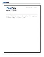 Предварительный просмотр 90 страницы PoolPak ComPak AW 0550 Installation, Operation And Maintenance Manual