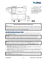 Предварительный просмотр 6 страницы PoolPak PCP 3000 Operation And Maintenance Manual