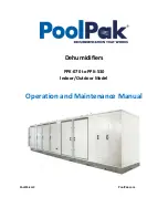 PoolPak PPK070 - 100 Operation And Maintenance Manual preview