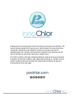 Preview for 3 page of PoolRite InnoChlor P15 User Manual