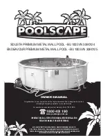 PoolScape ENDEAVOUR PREMIUM Owner'S Manual preview