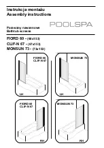 Preview for 1 page of Poolspa FIORD 60 Assembly Instructions Manual