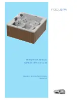 Poolspa GENESIS SPA 213 x 213 Operation And Installation Manual preview