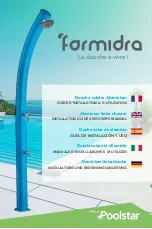 poolstar formidra JOLLY Installation Manual предпросмотр