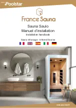 poolstar France Sauna Saulo Installation Handbook preview