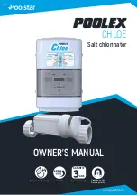 poolstar POOLEX CHLOE Owner'S Manual preview