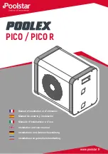 Предварительный просмотр 1 страницы poolstar POOLEX PICO Installation And User Manual