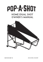 Pop-A-Shot PASHOM19-02 Owner'S Manual предпросмотр