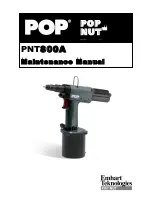 Предварительный просмотр 1 страницы POP NUT PNT800A Maintenance Manual