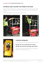 Preview for 11 page of POP UP ELEVATING WORK PLATFORM Operator'S Safety And Maintenance Handbook