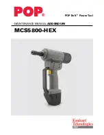 Pop Bolt MCS5800-HEX Maintenance Manual предпросмотр