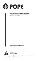 Pope 101B1800 Operator'S Manual preview