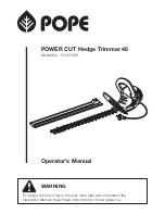 Preview for 1 page of Pope 101HT450 Operator'S Manual