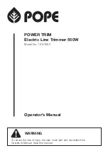 Pope 101LT550 Operator'S Manual preview