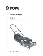 Pope Meteor 101PM140 Operator'S Manual preview