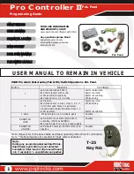 Preview for 1 page of Poplocks Pro Controller II User Manual